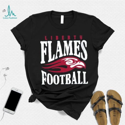 Where I'm From Liberty Flames Flames Football T Shirt