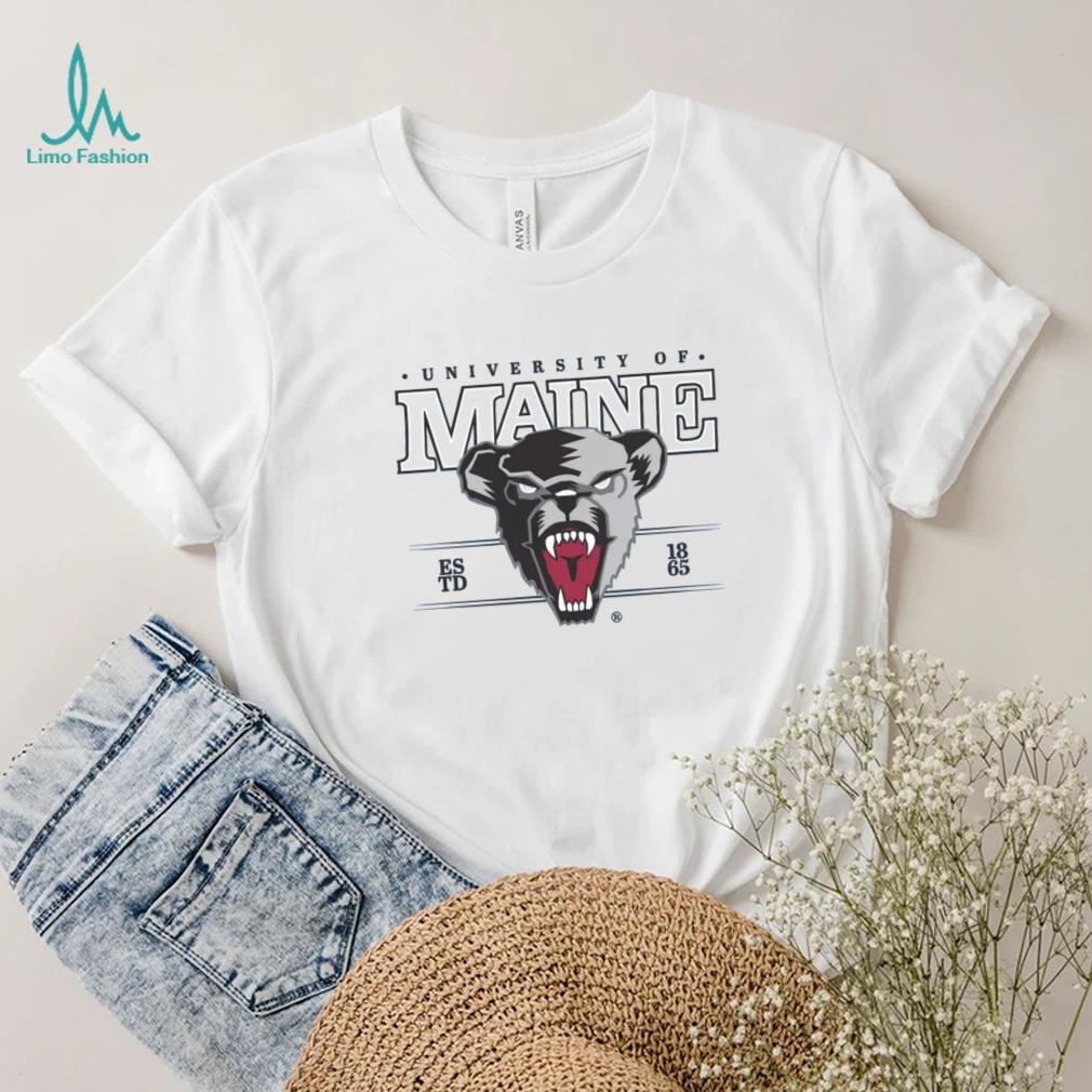 Where I'm From Maine Black Bears Bear Head T Shirt Where I'm From Maine Black Bears Bear Head T Shirt