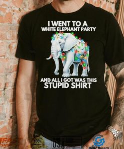 White elephant party Christmas shirt