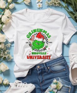 Whoville University Shirt, Grinchmas Unisex T Shirt