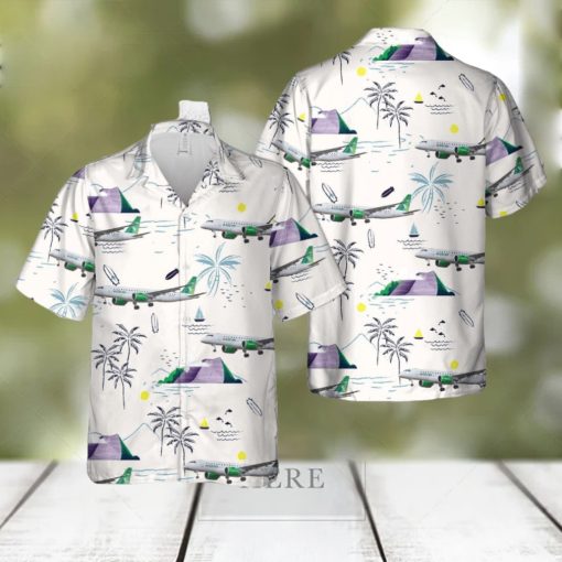 Widerøe Embraer E190 E2 LN WEA 3D All Over Printed Hawaiian Shirt