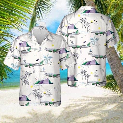 Widerøe Embraer E190 E2 LN WEA 3D All Over Printed Hawaiian Shirt