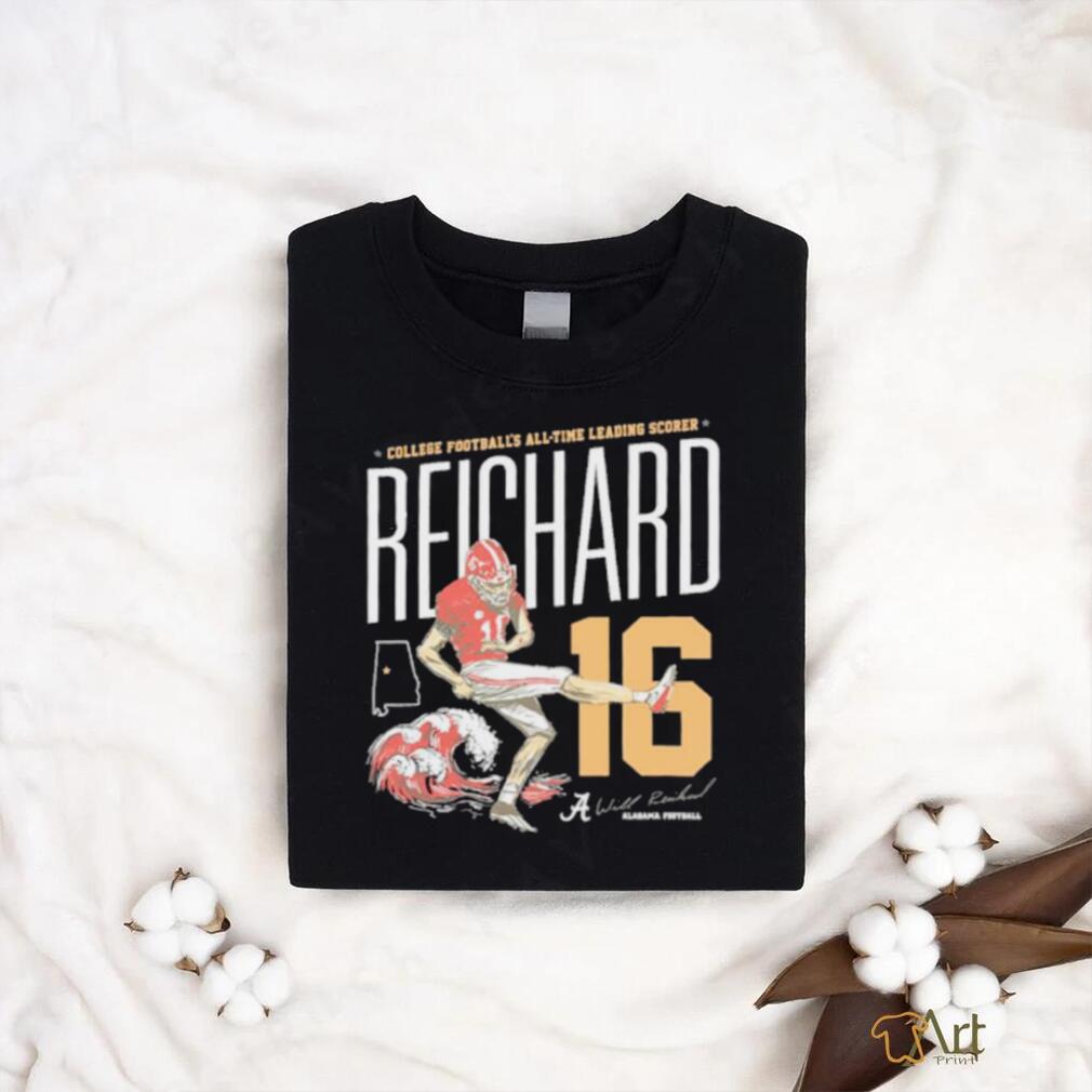 Will Reichard Alabama Crimson Tide College football all time leading scorer shirt Will Reichard Alabama Crimson Tide College football all time leading scorer shirt