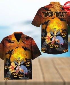 Winnie The Pooh Halloween Trick Or Treat Hawaiian Shirt