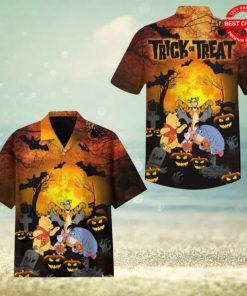 Winnie The Pooh Halloween Trick Or Treat Hawaiian Shirt