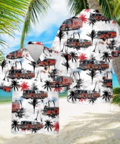 Winter Garden Florida Fire Department Hawaiian Shirt Summner Vacation Shirt