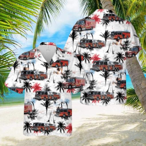 Winter Garden Florida Fire Department Hawaiian Shirt Summner Vacation Shirt