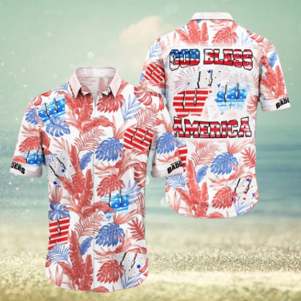 Wisconsin Badgers NCAA Hawaii Shirt For Fans Ver 3 Wisconsin Badgers NCAA Hawaii Shirt For Fans Ver 3