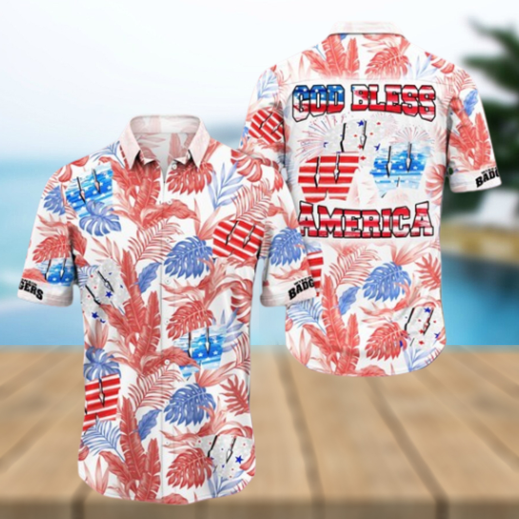 Wisconsin Badgers NCAA Hawaii Shirt For Fans Ver 3 Wisconsin Badgers NCAA Hawaii Shirt For Fans Ver 3