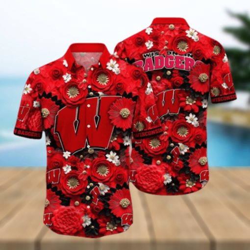 Wisconsin Badgers NCAA Hawaiian Shirt