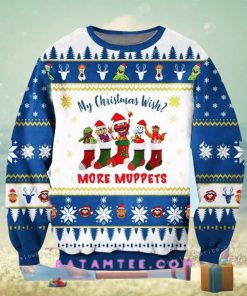 Wish More Muppets Ugly Sweater Christmas Party