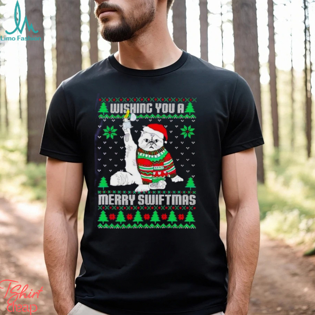 Wishing You A Merry Swiftmas Ugly Christmas Shirt Wishing You A Merry Swiftmas Ugly Christmas Shirt