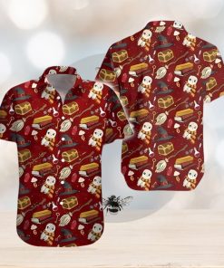 Wizard Fabric Items Harry Potter All Over Print Red Hawaiian Shirt