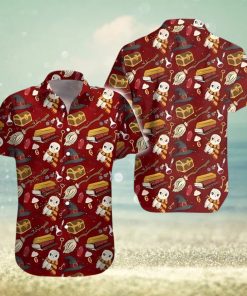 Wizard Fabric Items Harry Potter All Over Print Red Hawaiian Shirt