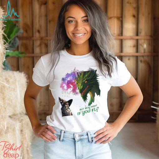 Wizard and dragon what if I fall but boy what if you fly shirt