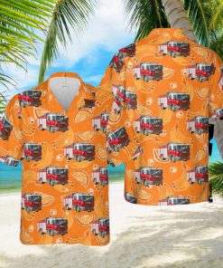 Wodonga CFA Type 4 Heavy Pumper 3D All Over Printed Hawaiian Shirt