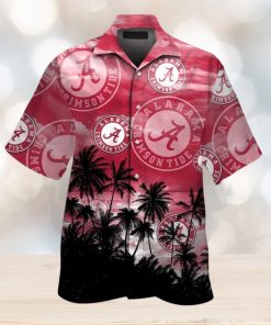 Women Kids Men Alabama Crimson Tide Hawaiian Tropical Short Sleeve