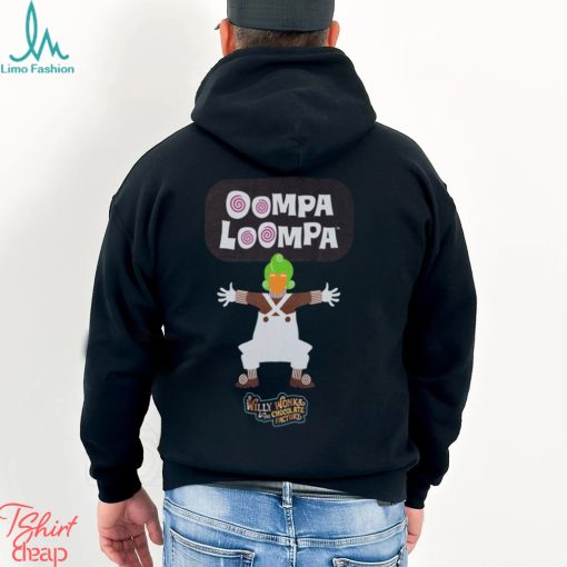 Wonka Oompa Loompa Adults Black Short Sleeved T Shirt