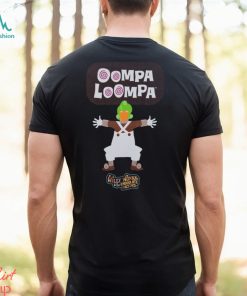 Wonka Oompa Loompa Adults Black Short Sleeved T Shirt