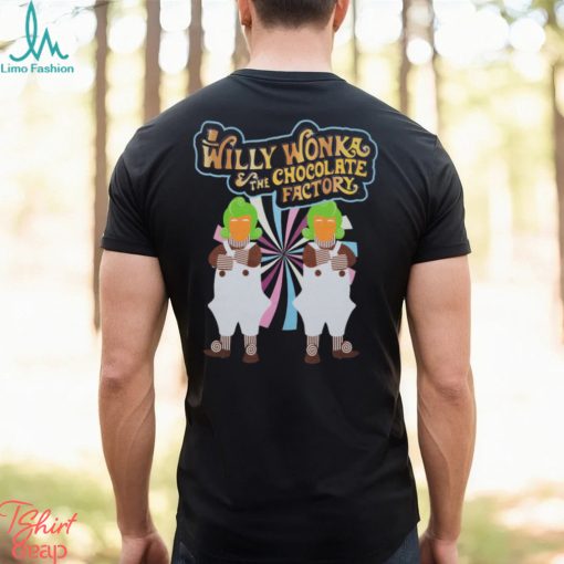 Wonka Willy Wonka Adults Black Short Sleeved T Shirt