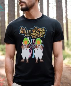 Wonka Willy Wonka Adults Black Short Sleeved T Shirt
