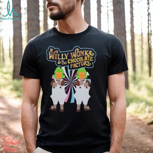 Wonka Willy Wonka Adults Black Short Sleeved T Shirt