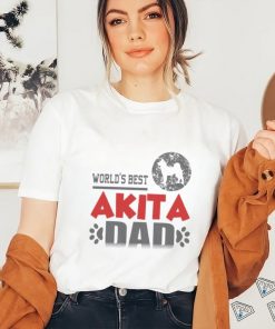 World’s Best Akita Dad Shirt