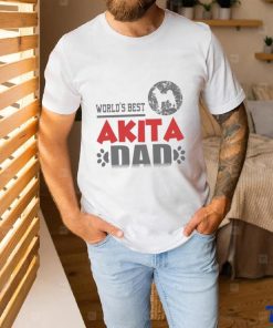 World’s Best Akita Dad Shirt