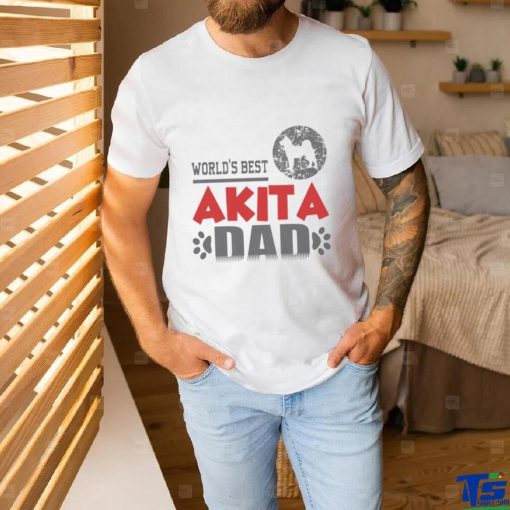 World’s Best Akita Dad Shirt