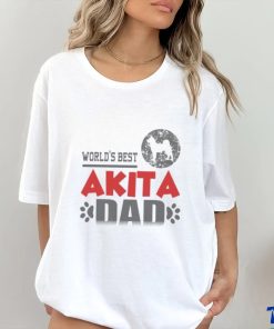 World’s Best Akita Dad Shirt
