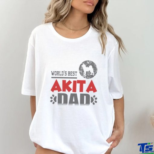 World’s Best Akita Dad Shirt