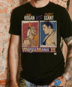 WrestleMania III Hulk Hogan Vs. Andre The Giant WHT Shirt