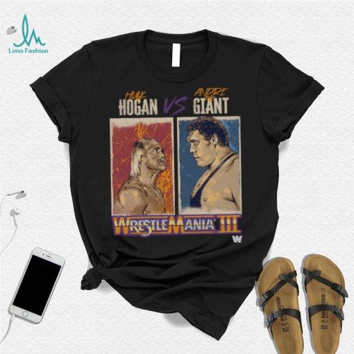 WrestleMania III Hulk Hogan Vs. Andre The Giant WHT Shirt