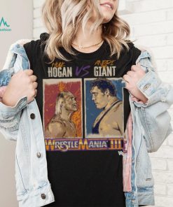 WrestleMania III Hulk Hogan Vs. Andre The Giant WHT Shirt