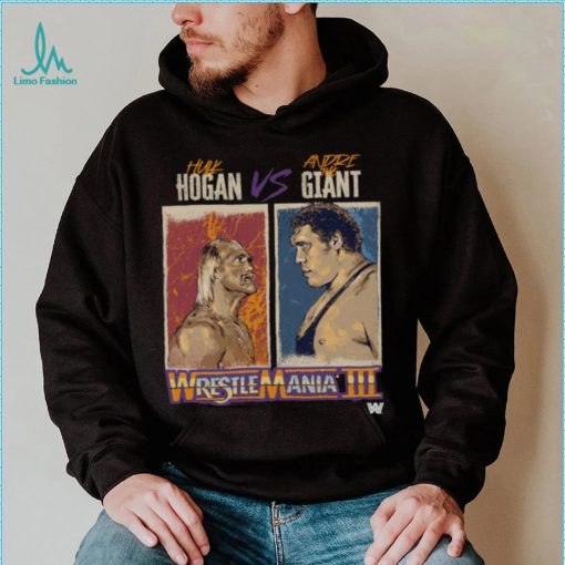 WrestleMania III Hulk Hogan Vs. Andre The Giant WHT Shirt