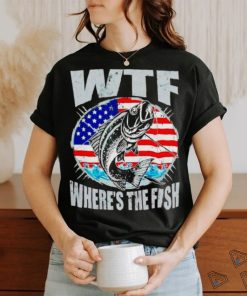Wtf Where’s The Fish Usa Flag Shirt