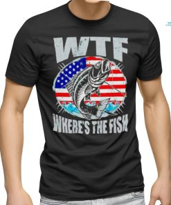 Wtf Where’s The Fish Usa Flag Shirt