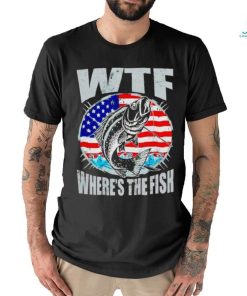 Wtf Where’s The Fish Usa Flag Shirt