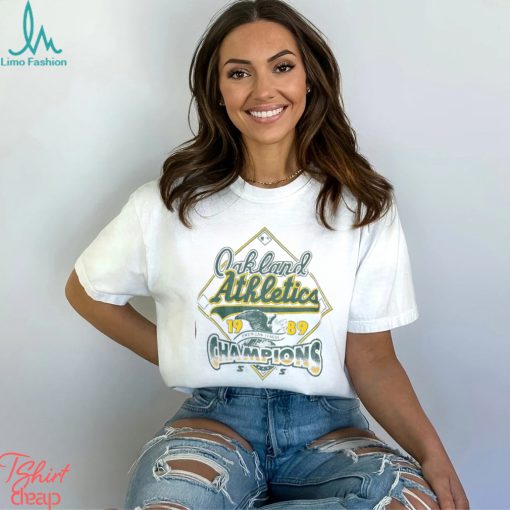 XL 80s Oakland Athletics 1989 Champions Starter T Shirt