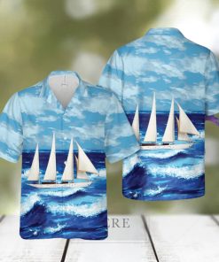 Xarifa 1927 Yacht 3D All Over Printed Hawaiian Shirt