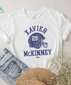 Xavier McKinney New York G Helmet Font Shirt
