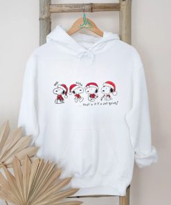 Xmas Santa Snoopy ooh ahh thats it Im not going christmas 2023 shirt