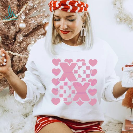 Xoxo checkered valentines day 2023 shirt
