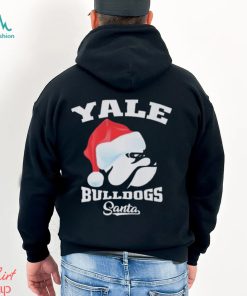 Yale Bulldogs Football Santa Hat Christmas T shirt
