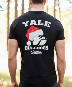 Yale Bulldogs Football Santa Hat Christmas T shirt