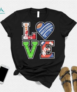 Yale Bulldogs Love Football Shirt