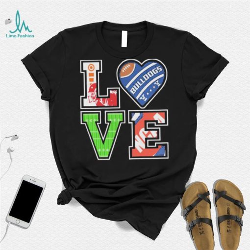 Yale Bulldogs Love Football Shirt