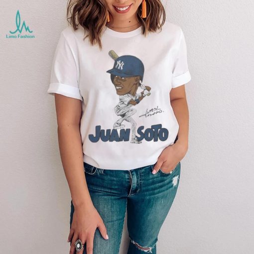 Yankees Juan Soto caricature signature shirt