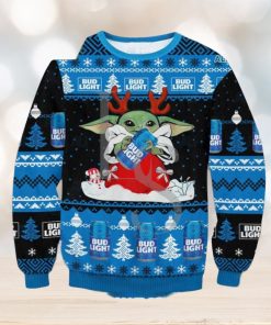 Yoda Bud Light Ugly Christmas Sweater