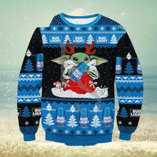 Yoda Bud Light Ugly Christmas Sweater